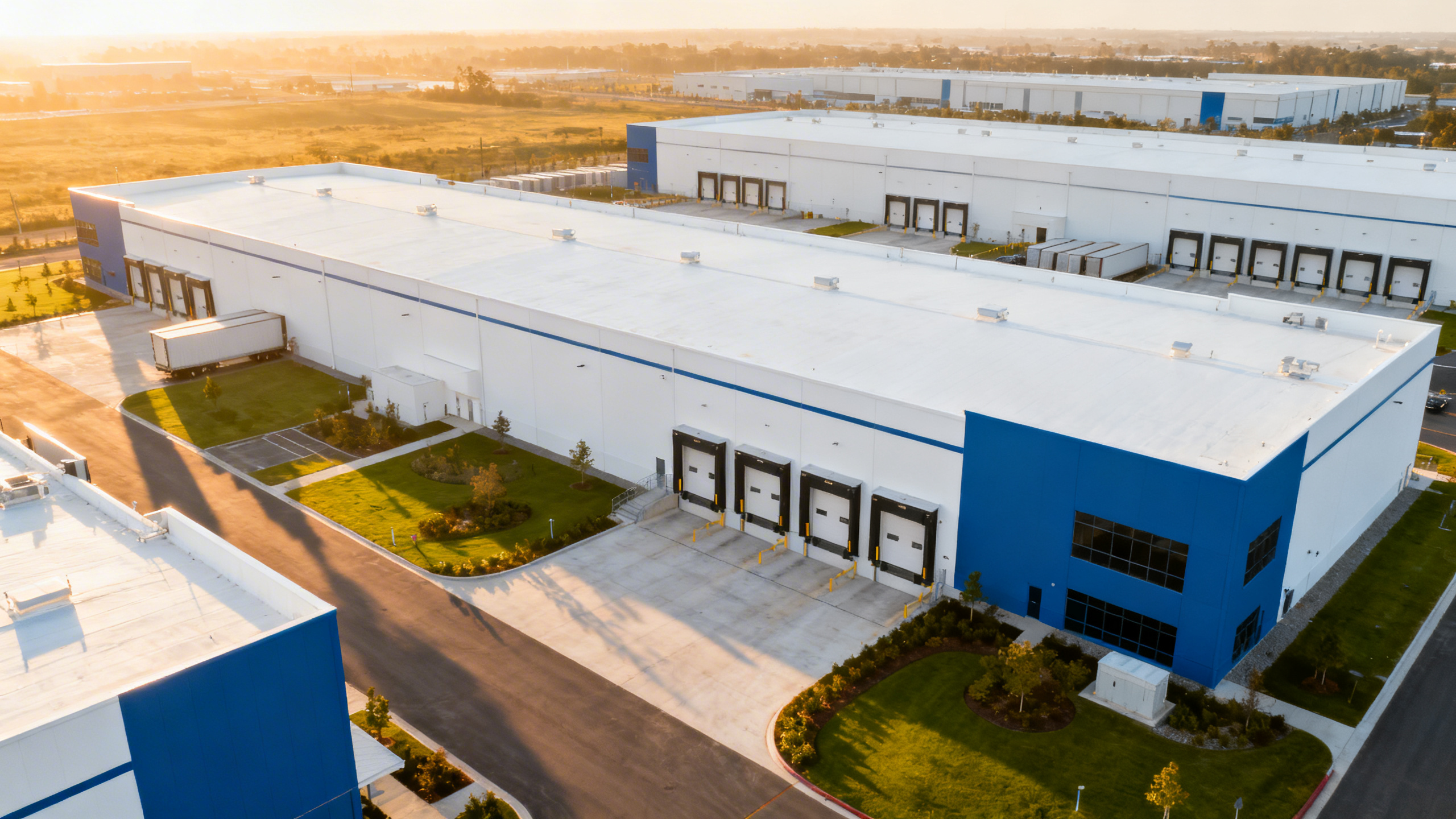 Factory Aerial View